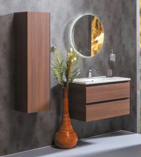 Тумба под раковину Armadi Art Capolda 85см тёмное дерево 849-085-D